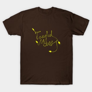 Tangled Mess Yellow T-Shirt